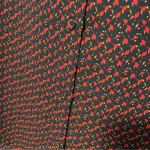 ✨ Last Chance Daniel Rainn Printed Blouse Size Small - Picture 5 of 5